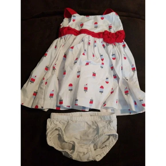 Gymboree popsicle dress 6 12 months 4th of july