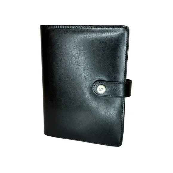 NEW Black 6-Ring Planner Binder Only Organizer Paper Studio 7.75