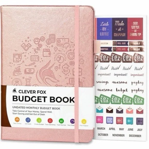 NWT/Clever Fox/Budget Book/ROSE GOLD/5.3