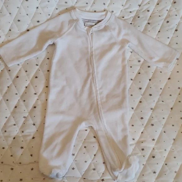 Gymboree white terry cloth onesie
