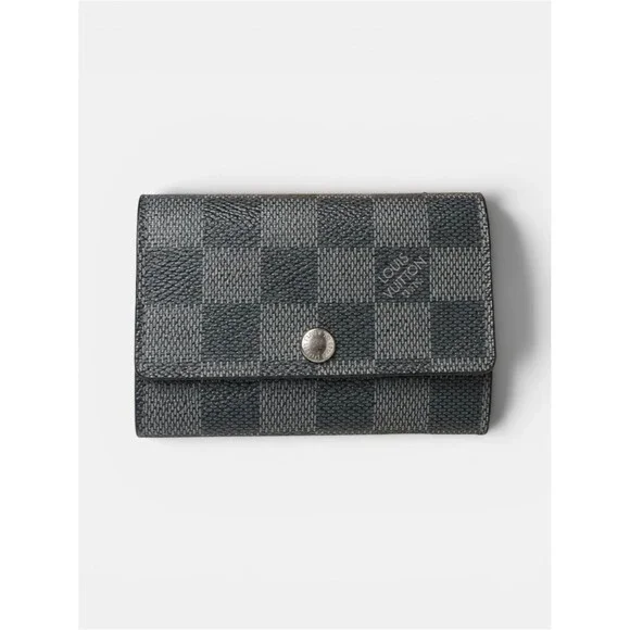 Louis Vuitton Damier Graphite 6-Ring Key Holder w/Box & Dust Bag Quiet Luxury