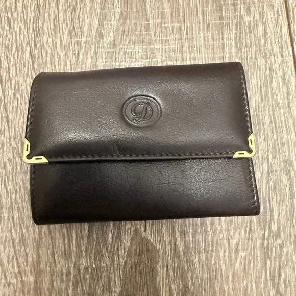 Vintage Leather Brown Key Ring Case
