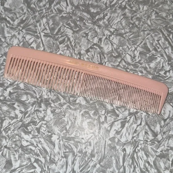 Vintage Mid-Century DU PONT Dressing Comb Nylon Unbreakable PINK 1950's 8 inch