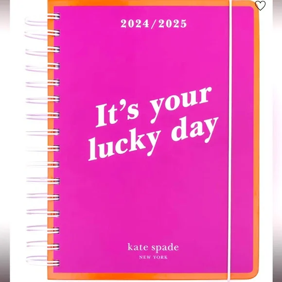 Kate Spade Fuchsia Spiral Planner
