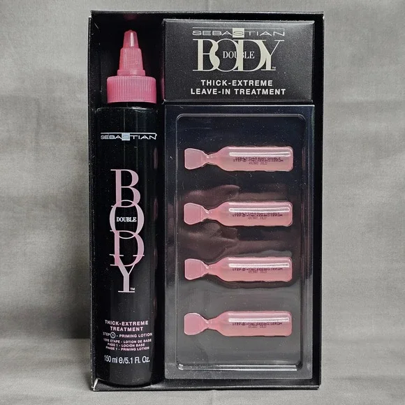 SEBASTIAN Double Body Thick Extreme Leave-In Treatment Kit: Lotion‎ & Serum