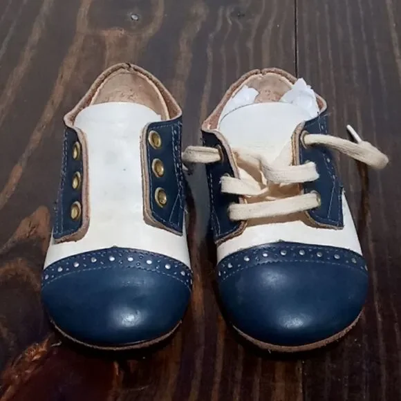 Vintage Leather Baby Deer Shoes