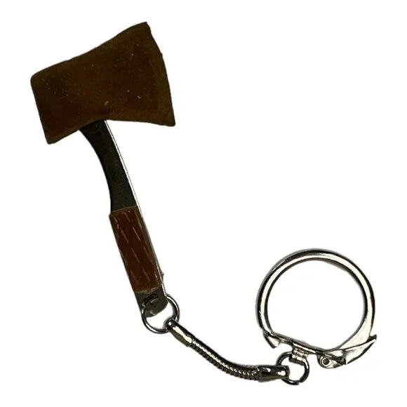 Mini Hatchet‎ Axe Keychain Vintage