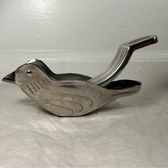 Silver Bird-Shaped Citrus Juicer