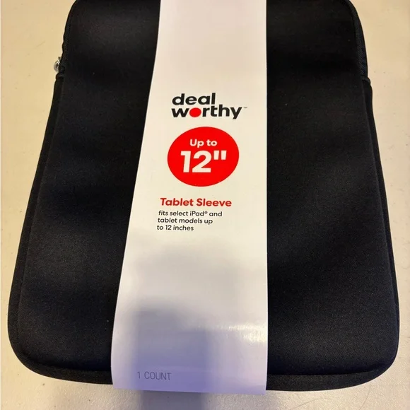 Black Tablet Sleeve for 12