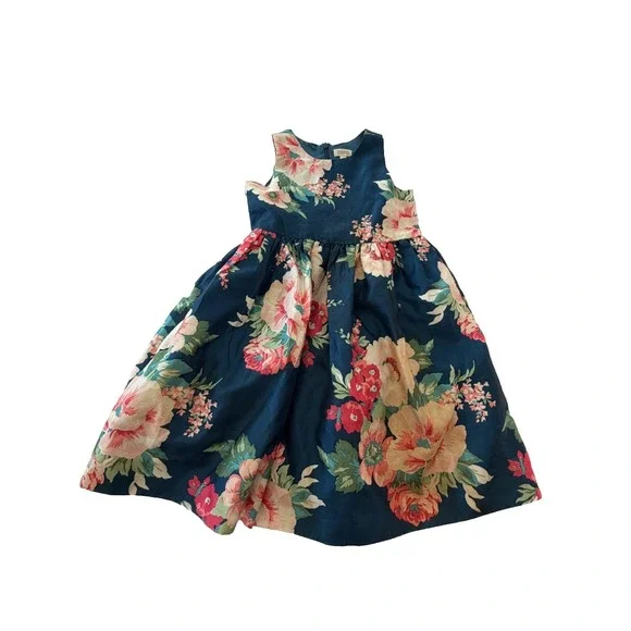 Gymboree Girl's Multicolor Floral Dress Size 5