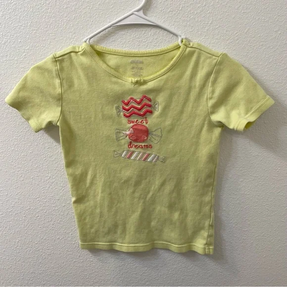 Gymboree shirt sweet candy yellow sz 12