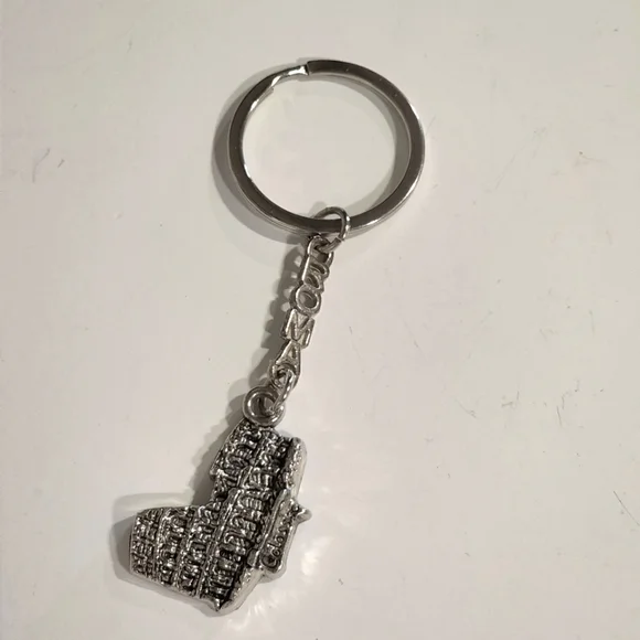 VTG Keychain Keyring Key FOB Roma Rome Italy Coliseum