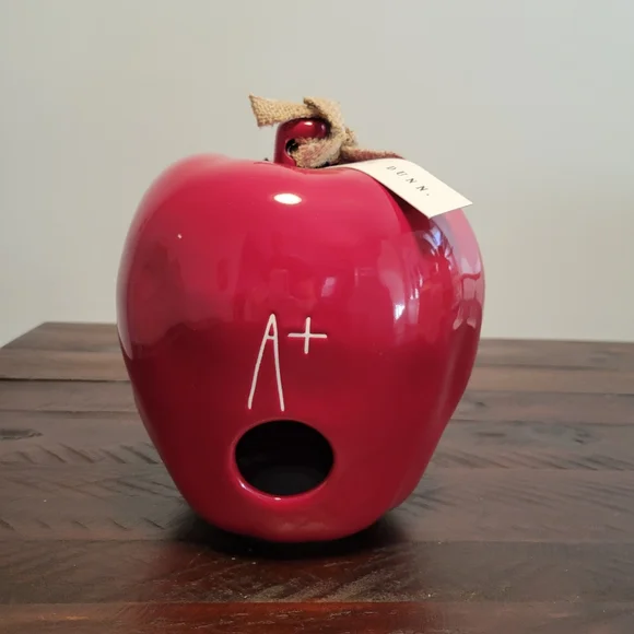Rae Dunn A+ Apple Bird House