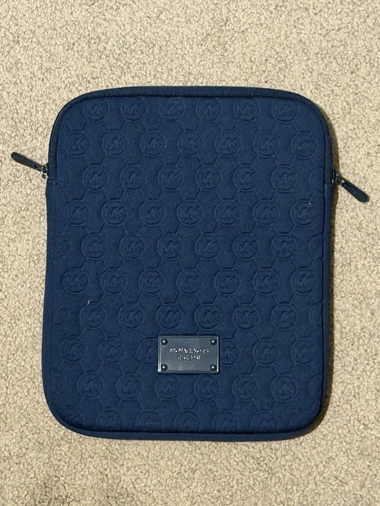 NWOT Michael Kors iPad Sleeve - Midnight Blue