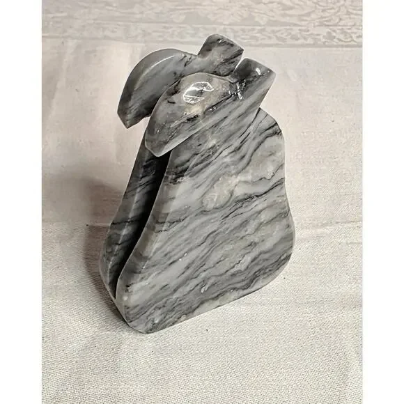 Marble Apple Shaped Business Card Holder 3