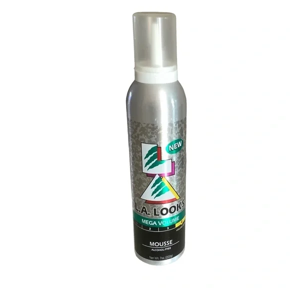L.A Looks mega volume mousse for hair 7 oz alcohol-free long lasting