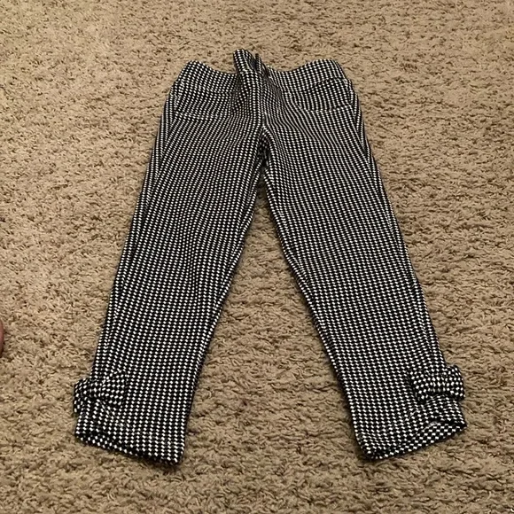 Gymboree Kids Black and White Checkered Pants