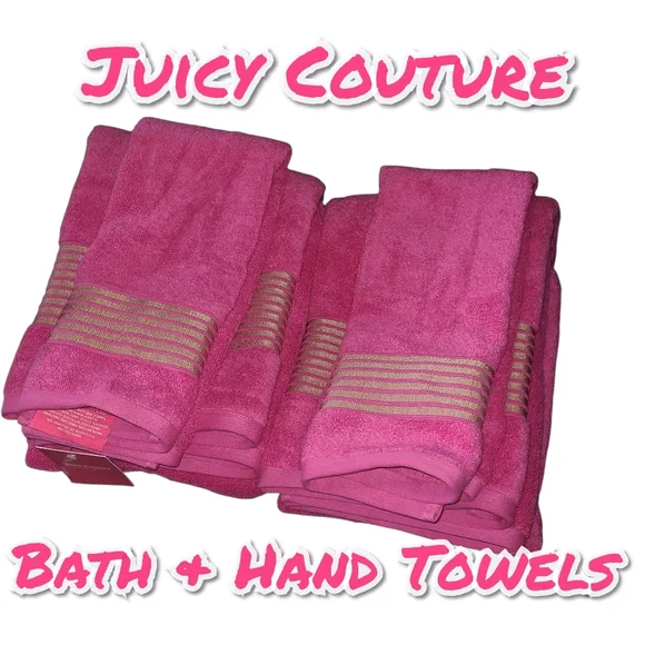 NWT Juicy Couture Bath Towel Set