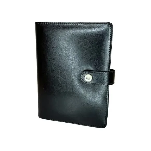 NEW Black 6-Ring Planner A6 Binder Only Organizer 7.75