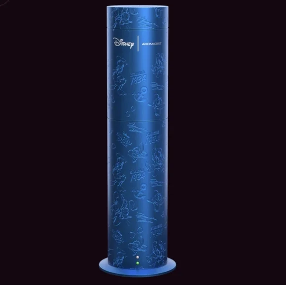 NIB Aroma360 Donald Duck Disney Blue Embossed Mini Pro Pod Diffuser