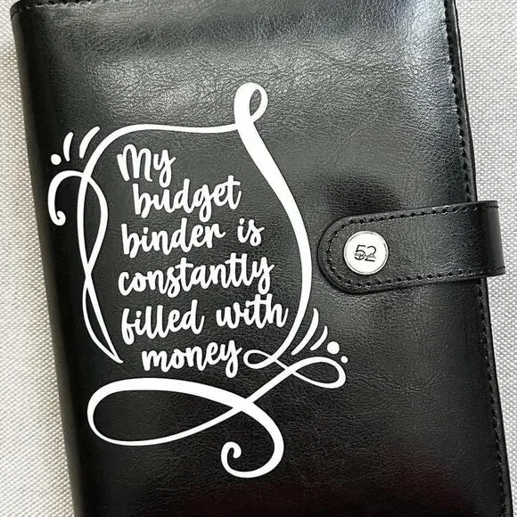 Budget Binder, Cash Envelope System Binder, Laminated Cash Envelopes, A6 Binder