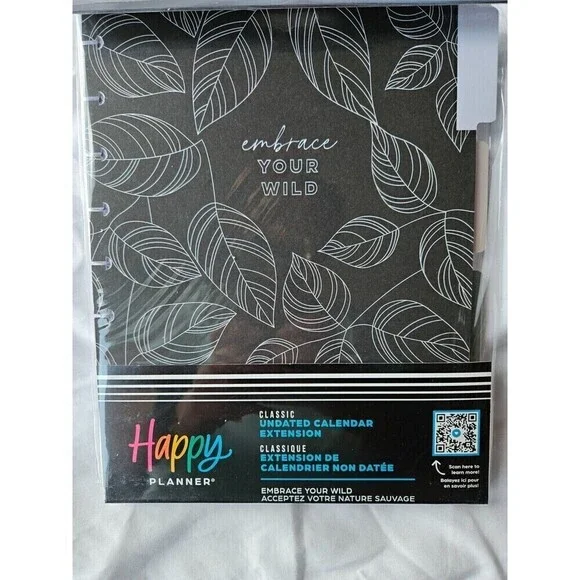 Happy Planner Embrace Your Wild Calendar Extension Pack CLASSIC - 377 Pieces New