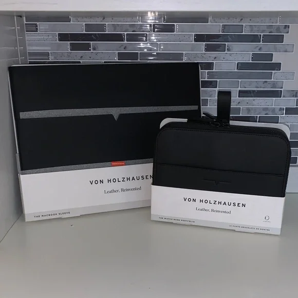 VON HOLZHAUSEN THE WATCH BAND PORTFOLIO & THE MAC BOOK SLEEVE 13’
