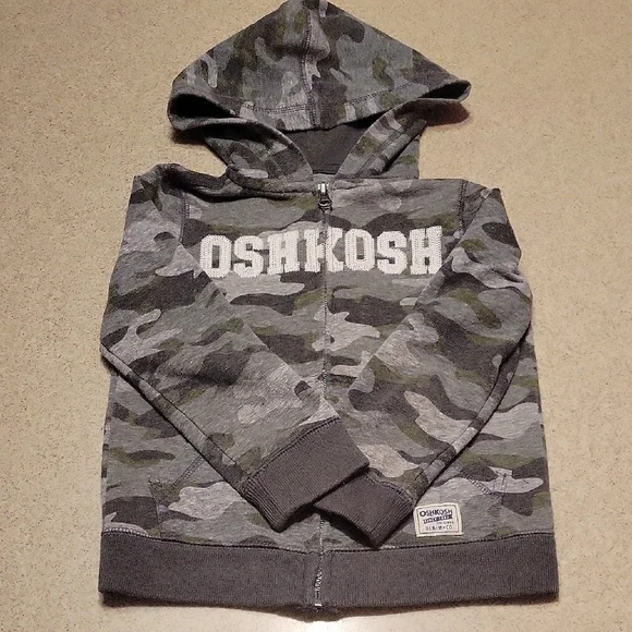 OshKosh B'gosh Kids Camo Hoodie Size 5T