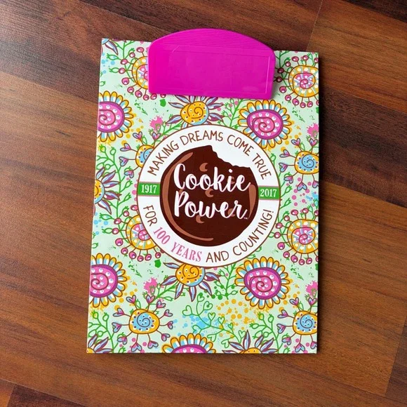 Girl Scouts Cookie Power‎ 100 Years And Counting Clipboard Folder To Do List Pad