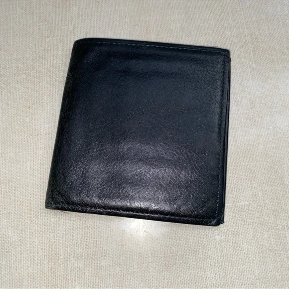 Rolf’s‎ Mustang Vintage Men’s Leather Bi Fold Black Wallet