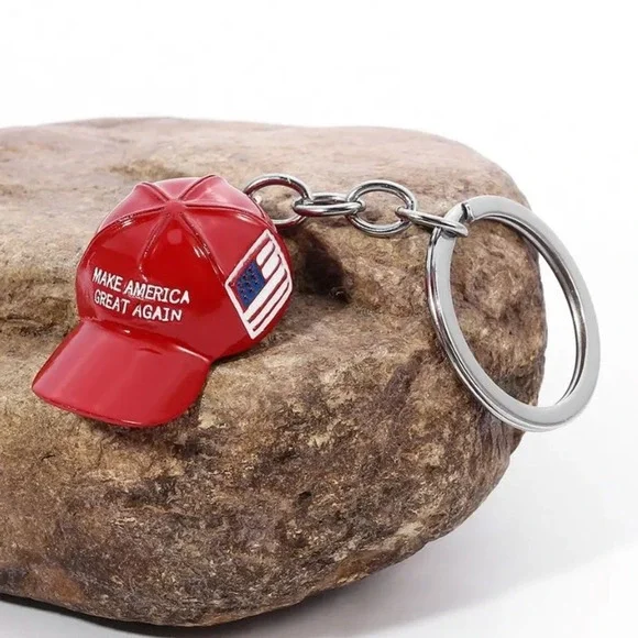 President‎ Trump MAGA Keychain Red Hat Make America Great Again Republican New
