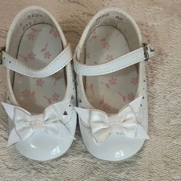 Baby white shoes