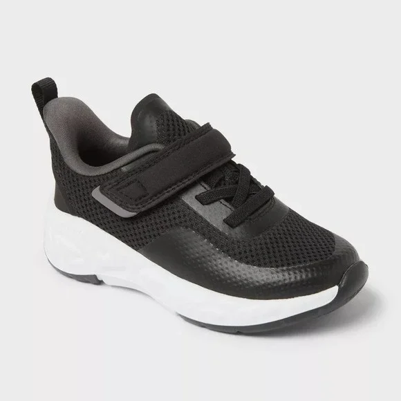 All In Motion Peyton Sneakers 5T Toddler Light Black – Hook & Loop, New With Tag