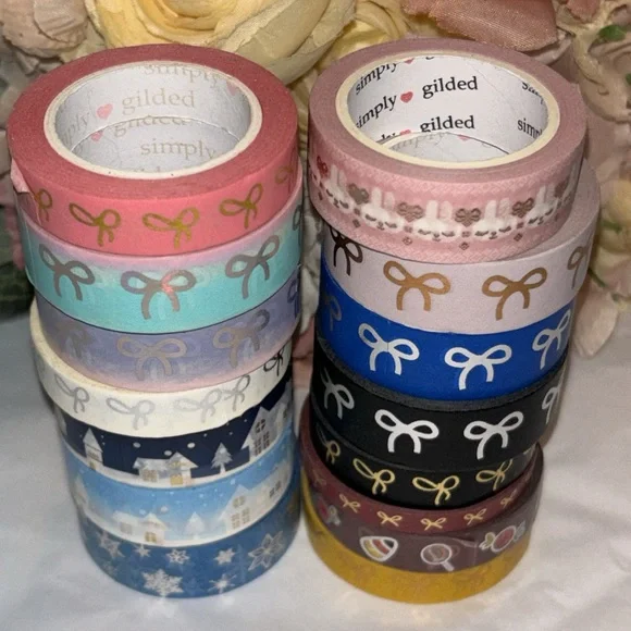 Simply Gilded Washi Tape NWOT Simply Gilded Washi Tape New Unwrapped set of 14