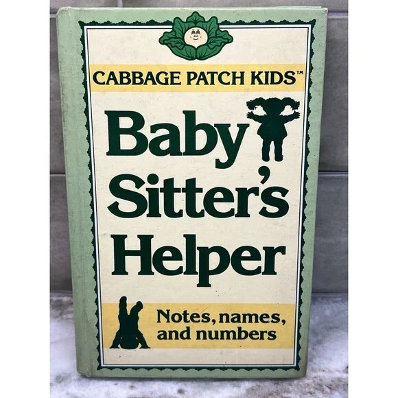 VINTAGE 1984 Cabbage Patch Kids Baby Sitter's Helper Book Unused Nostalgic