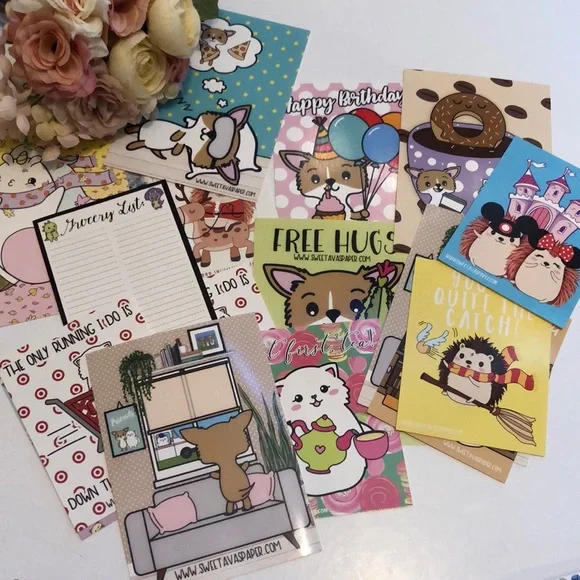 Sweet Ava’s Paper Planner Cards Planner Cards Cute Sweet Ava’s planner cards