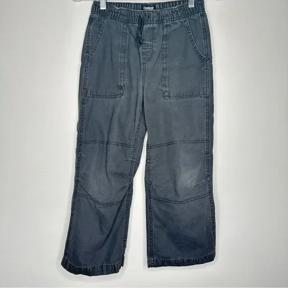 OshKosh B'gosh Boys Kids Gray‎ 100% cotton drawstring Pants