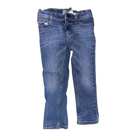 OshKosh Bgosh kids skinny blue jeans size 4t. Adjustable waist