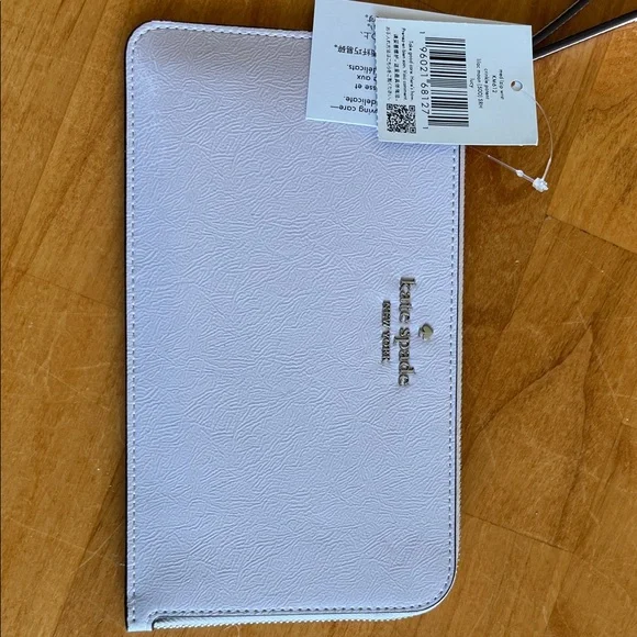 kate spade Lavender Faux-Leather Tablet Sleeve with Gold Logo