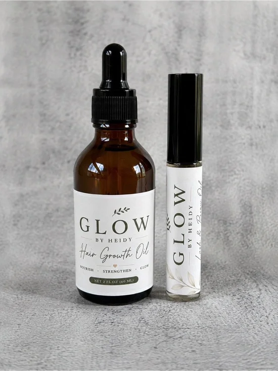 Glow by Heidy Hair Growth Kit | Castor Oil + Vitamin E