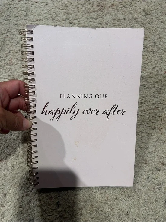 Happily Ever After Planning Notebook - Blush Pink