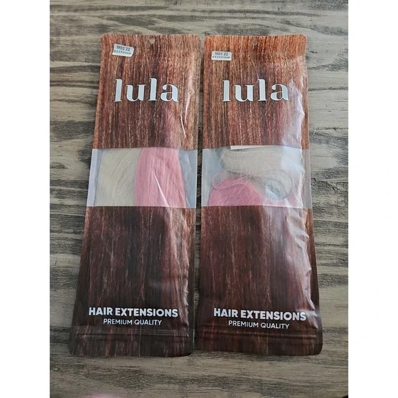 Lula Secret Hair Extension 22 Inch Beach Blonde To Nude Pink