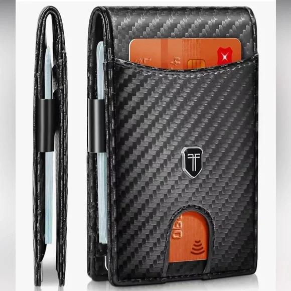 🆕 Slim Wallet for Men Minimalist Front Pocket Bifold Wallet