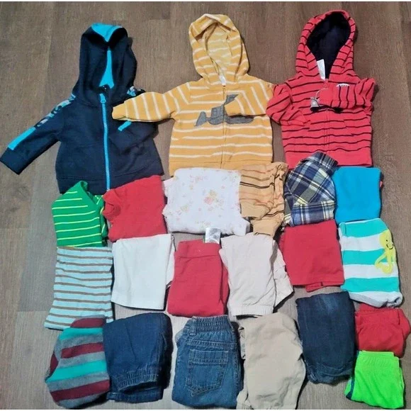 HUGE Lot Bundle of Baby Boys Clothes FALL/WINTER 20 Pieces Size‎ 0-3month