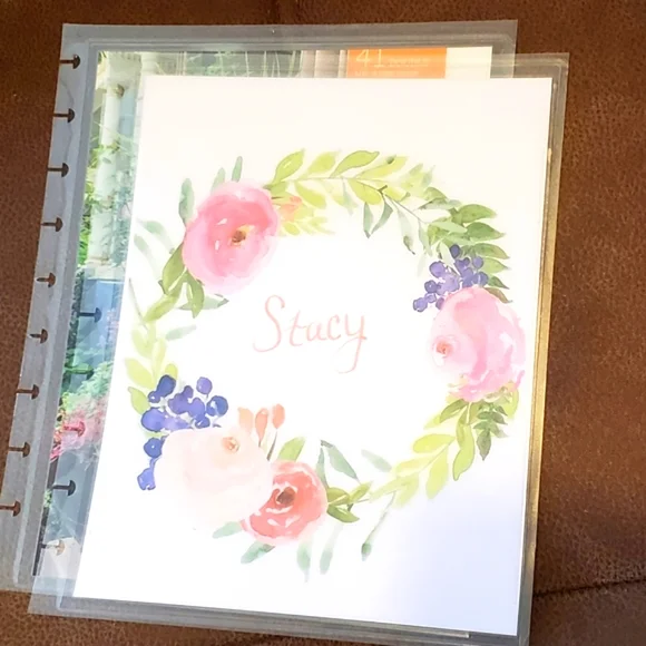 Homemade cover for your Classic size Disc Bound Planner Stacy