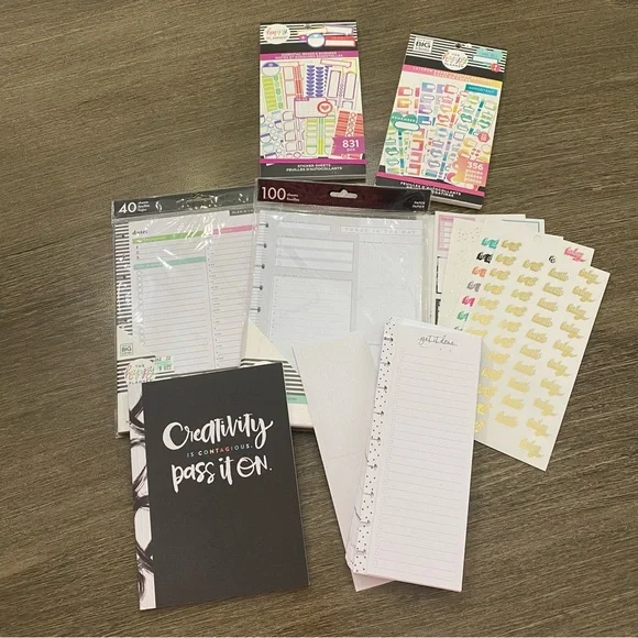 The Happy Planner Supplies Bundle with Sticker Books