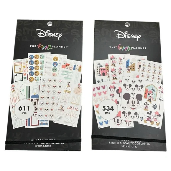 Disney The Happy Planner Sticker Sheets Set