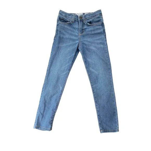 OshKosh Bgosh Girls Super Skinny Jeans Medium Wash Blue Denim Size 7 7A