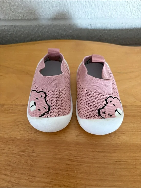 Unsex Baby First Walking Shoes Girl Size 11.5 No Slip Sneakers Sock Shoes Mesh