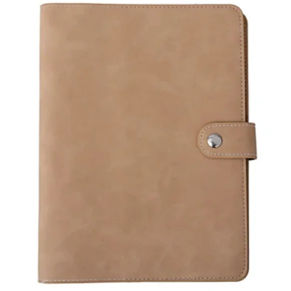 Amazon Faux Leather A5 Binder Card Holders Zip Up Plastic Pouch Pen Holder New
